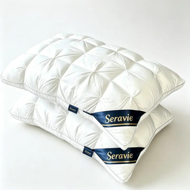 Luxury Hotel Style White Pillow, Ultra Soft down Alternative Pillow, Great for All Sleeping Positions