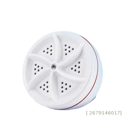 【YY26】1 Piece Travel Home Business Trip USB Rotating Turbine Portable Mini Washing Machine for Socks Underwear Wash Dishes