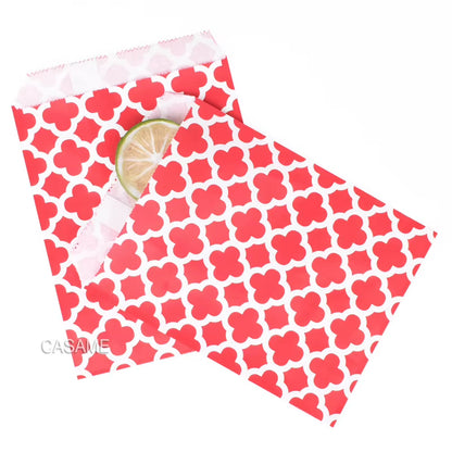 Santa Claus Snowman Christmas Gift Kraft Paper Biscuit Candy Bags Gift Packing Pouch Party Dessert Bar Bag Snack Cookie Stickers
