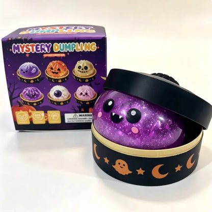 Halloween Cute Scary Ghost Maruko Mochi Squishy Toy Set - Soft Stretchy Squeeze Stress Relief Fidget Toys, Mini Portable Kids Sensory Item, Party Treat Bag Filler & Quirky Whimsical Gifts,Home Decor