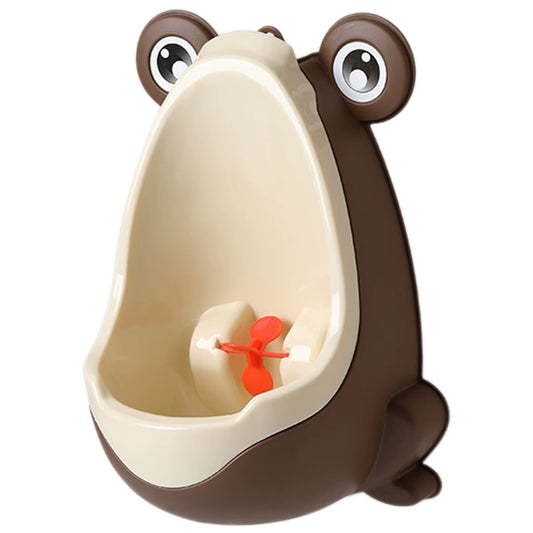 Baby Frogs Potty Training Urinal for Boys Fun Wall-Mounted Toilet Target with Splash-Free Design Easy-Clean Pee Target for Kids