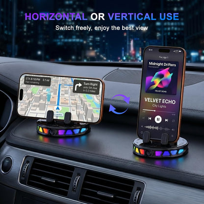 Wireless Car Charger Dashboard Phone Holder,15W Fast Charging