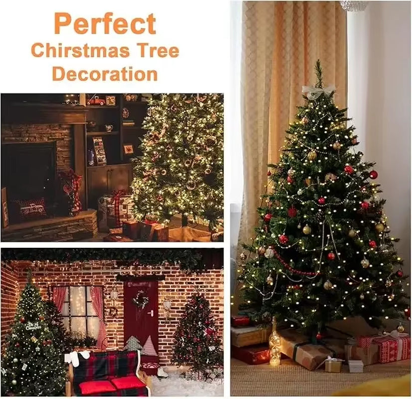 Led Christmas Tree Lights New Year'S Garland String for Patio Garden 1.5M/2M/3M Waterfall Light Christmas Decoration 2025