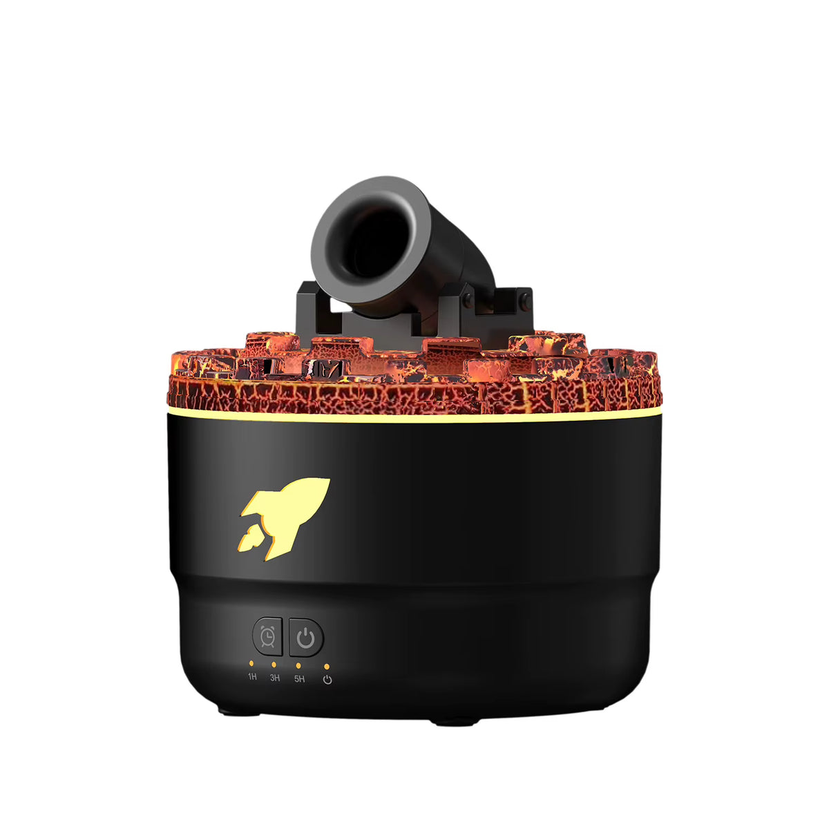 Cannon Blast Aroma Humidifier, Cannon Blast Turret Humidifier Silent Diffuser with Colorful LED Lights, Waterless Auto Shut.