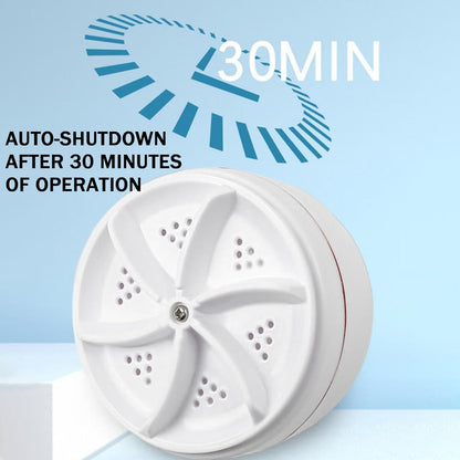 Mini Portable USB Washing Machine | Sink Washing Machine Ultrasonic Turbo Washer for Clothes and Dishes. Perfect for Travel, Business, Camping, Home, College, RV, and Apartments