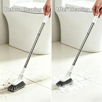 Telescopic Long Handle Crevice Cleaning Tool, Narrow Gap Cleaner for Bathrooms, Floors, Hard-To-Reach Home Improvement Spaces