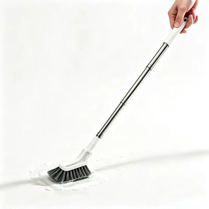 Telescopic Long Handle Crevice Cleaning Brush, Narrow Gap Cleaner for Bathroom, Toilet, Floors, Windows & Hard-To-Reach Spaces